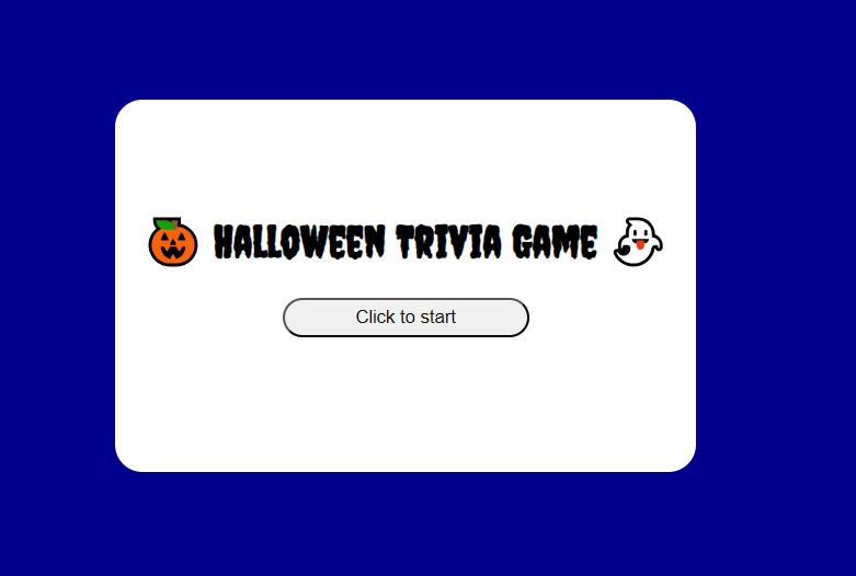 Halloween Trivia Game